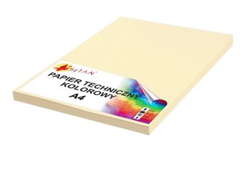 Papier techniczny A4 180g kremowy 50 arkuszy - Shan