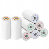 PAPIER TERMICZNY do APARATU NATYCHMIASTOWEGO kolor 8 ROLEK SZTUK WKŁADY