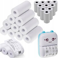 Papier Termiczny Do Drukarki Drukus Zestaw 10 X Rolka Papieru