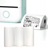 Papier termiczny samoprzylepny zamiennik do drukarki Phomemo T02 M02 biały