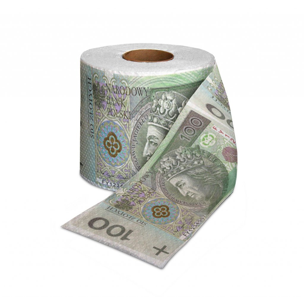 Papier toaletowy 100 zł XL