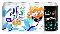 Papier toaletowy ELFI Friendly Big Paka 2W 16szt. BIAŁY Elfi