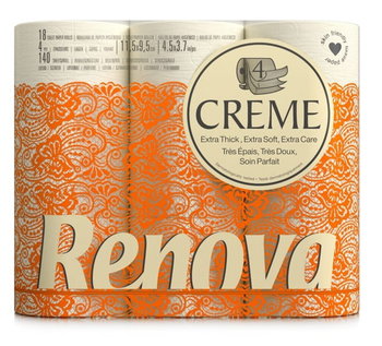 Papier Toaletowy Renova Creme 18R - Renova