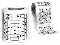 PAPIER TOALETOWY SUDOKU ROZMIAR XL Z ŁAMIGŁÓWKĄ ŚMIESZNY PREZENT GADŻET GKM
