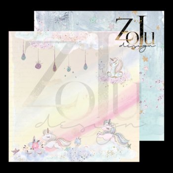 Papier ZoJu Design - UNICORN FAIRY TALES 04 30x30 - ZoJu Design