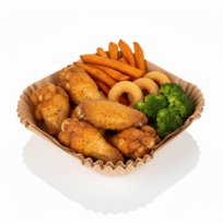 Papierowe Wkłady do Air Fryer 20x20 Cm Frytkownicy Beztłuszczowej 100szt. Allbag