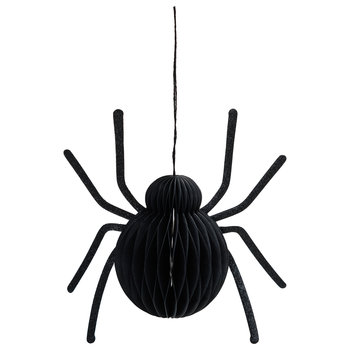 Papierowy Pająk, Halloween, Czarny, 15 x 15 Cm - Empik