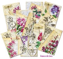 Papiery Do Scrapbookingu - Bileciki Prezentowe – Karneciki Zestaw M131 Między wierszami 24szt