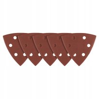 Papiery ścierne delta na rzep 93 x 93 mm, P220, 5 szt., z 6 otworami,