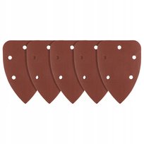 Papiery ścierne żelazko, na rzep 98 x 140 mm, P150, 5 szt., z 5 otworami,