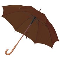 Parasol automatyczny, drewniany NANCY brązowy Inna marka