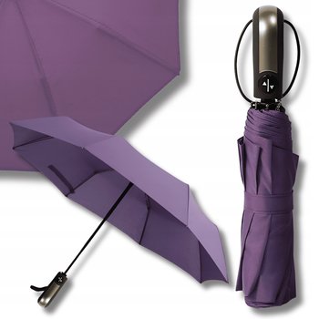 Parasol automatyczny składany męski damski automat XL z pokrowcem fioletowy - Omna