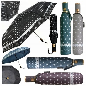 PARASOL AUTOMATYCZNY z Pokrowcem SKŁADANY Ergonomiczna Rączka MIX KOLORÓW - TIROSS