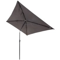 Parasol balkonowy prostokątny 2,1 x 1,4 m szary PATIO