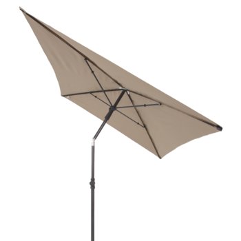 Parasol balkonowy prostokątny 2,1 x 1,4 m taupe PATIO - Patio