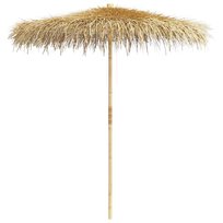 Parasol bambusowy MWGROUP, brązowy, 210 cm
