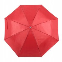 Parasol CZERWONY, krótki, manualny, składany inna (Inny)