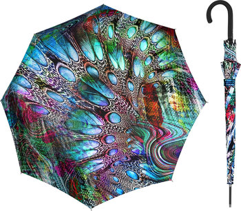 Parasol długi Doppler Fiber Flex Imperial Satin - Pavone - Doppler