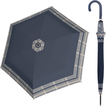 Parasol długi Doppler Fiber Flex Long AC Timeless Hahnentritt Blue - Doppler