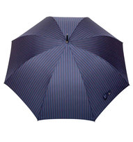 Parasol Długi Męski Klasyczny, wzór Prążki granat Parasol