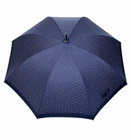 Parasol Długi Męski Klasyczny ze wzorem Mozaika 3D granatowa Parasol