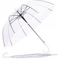 Parasol Do Slubu Xxl Ślubny Duzy 107Cm Parasolka Dla Pary Bezbarwna inna (Inny)