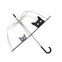 Parasol duży przeźroczysty Smati kopuła kotek Smati