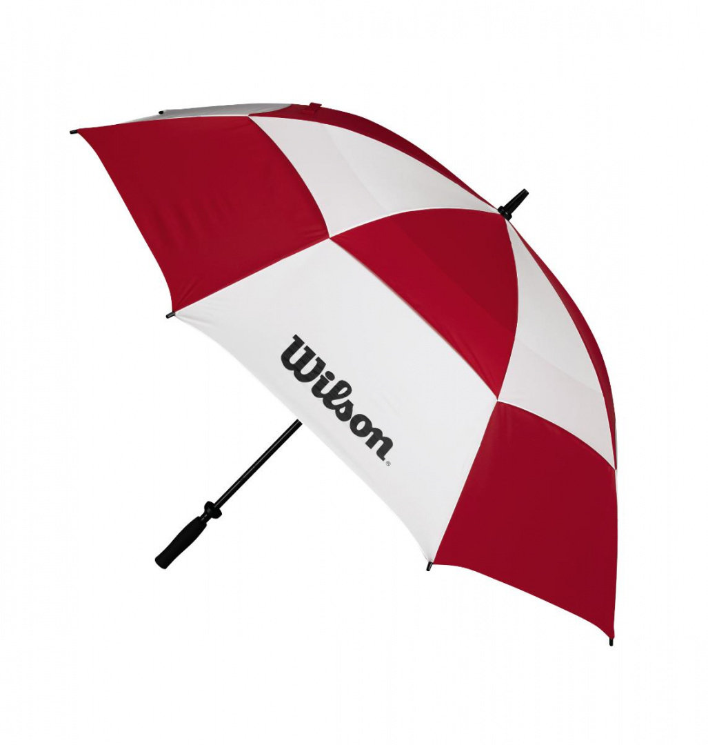 Фото - Гольф Wilson Parasol golfowy  Double Canopy Umbrella  (czerwono-biały)