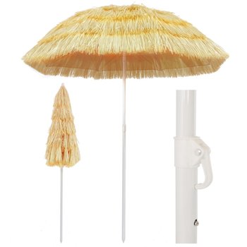 Parasol Hawajski UV 160cm, naturalny - Zakito Europe