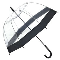 Parasol HONEYMOON, czarny, transparentny UPOMINKARNIA
