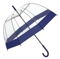 Parasol HONEYMOON, niebieski, transparentny KEMER