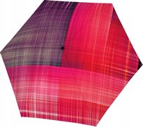 Parasol kieszonkowy Doppler Carbonsteel Mini Noble Check Pink Doppler