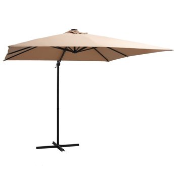 Parasol LED 250x250cm, szarobrązowy - Zakito Europe