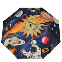PARASOL MANUALNY z nadrukiem cyfrowym Układ Słoneczny Filtr UV 50+ Qstyle