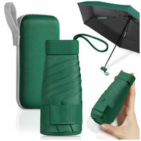 PARASOL MINI SKŁADANY MANUALNY PARASOLKA MAŁA KOMPAKTOWY KIESZONKOWY + ETUI Inna marka