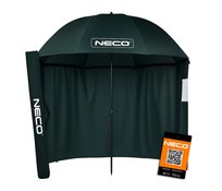 PARASOL NAMIOT WĘDKARSKI WODOSZCZELNY DUŻY Z OSŁONĄ 220CM NECO ZIELONY Neco