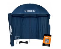 PARASOL NAMIOT WĘDKARSKI WODOSZCZELNY DUŻY Z OSŁONĄ 250CM NECO NIEBIESKI Neco