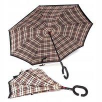 Parasol odwrotny Blue Rain kratka na desz i słońce 100cm do auta i na plażę CHILLOUT CLOTHES
