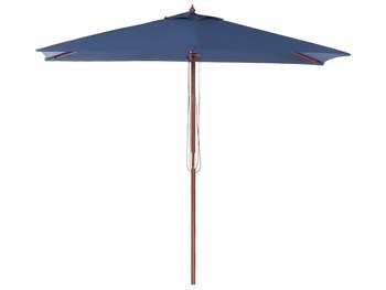 Parasol ogrodowy 144 x 195 cm niebieski FLAMENCO - Beliani