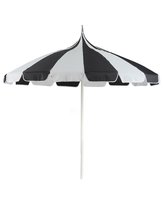Parasol ogrodowy  245 cm czarno-biały MINOA