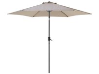 Parasol ogrodowy ⌀ 270 cm beżowoszary VARESE
