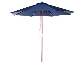 Parasol ogrodowy ⌀ 270 cm niebieski TOSCANA - Beliani