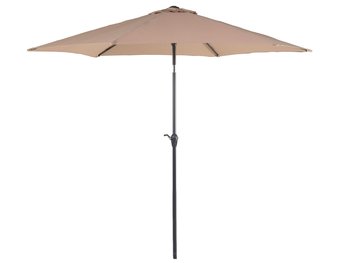 Parasol ogrodowy ⌀ 270 cm piaskowy VARESE - Beliani