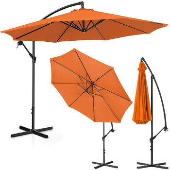 Parasol ogrodowy na wysięgniku okrągły uchylny śr. 300 cm pomarańczowy - Inny producent