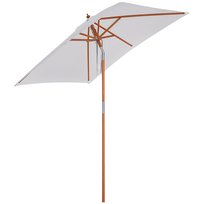 Parasol ogrodowy Outsunny 200 x 150 x 235 cm, składany, 3-stopniowo regulowany, prostokątny parasol plażowy, wodoodporny i odporny na promieniowanie UV, idealny na plażę, balkon, taras i do ogrodu
