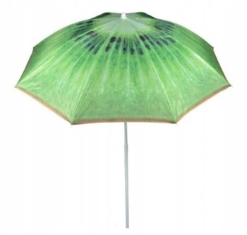 Parasol ogrodowy plażowy POLY 180cm wzór kiwi - OŁER