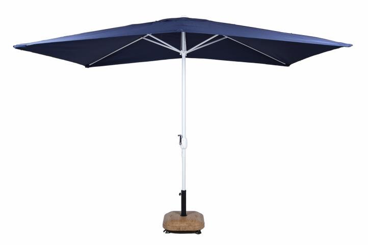 Parasol ogrodowy, prostokątny, ciemnoniebiesk, 2x3 m