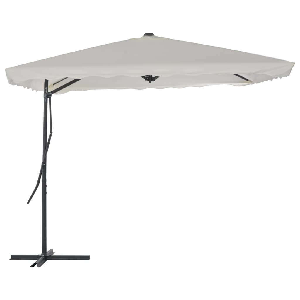 Parasol ogrodowy vidaXL, beżowy, 250x250 cm