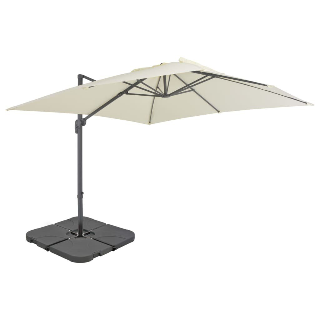 Parasol ogrodowy vidaXL, beżowy, 3x3x2,58 m