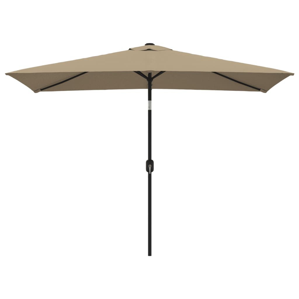 Parasol ogrodowy vidaXL, brązowy, 300x200 cm